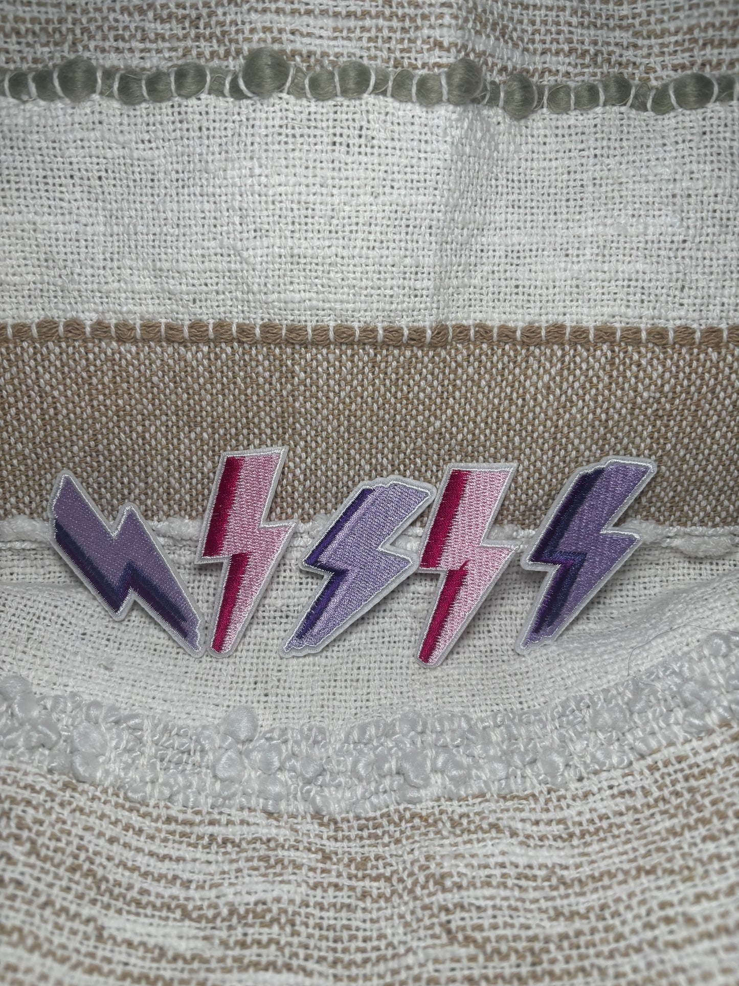 Lightning Bolt Patches