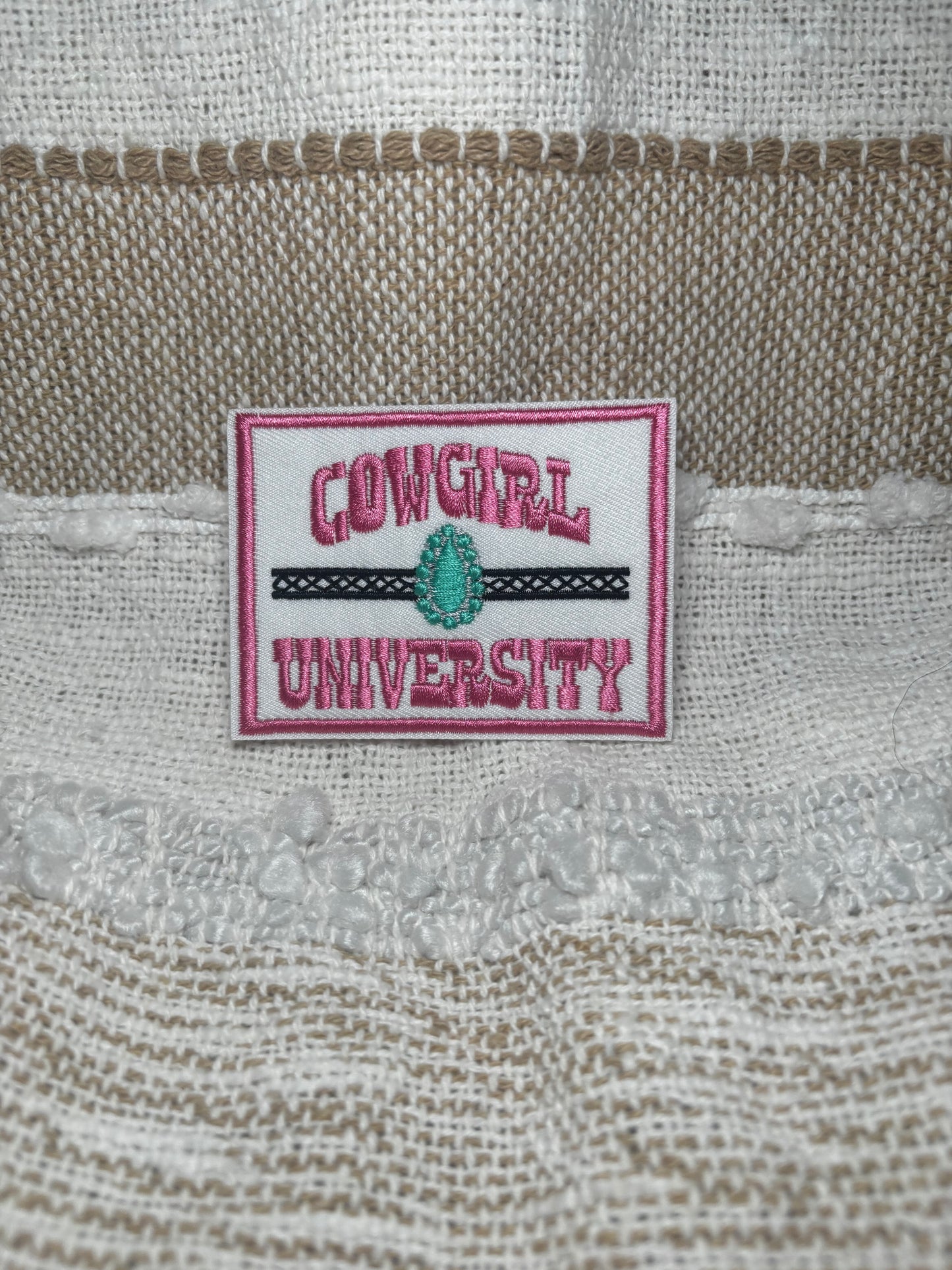 Cowgirl University Patch