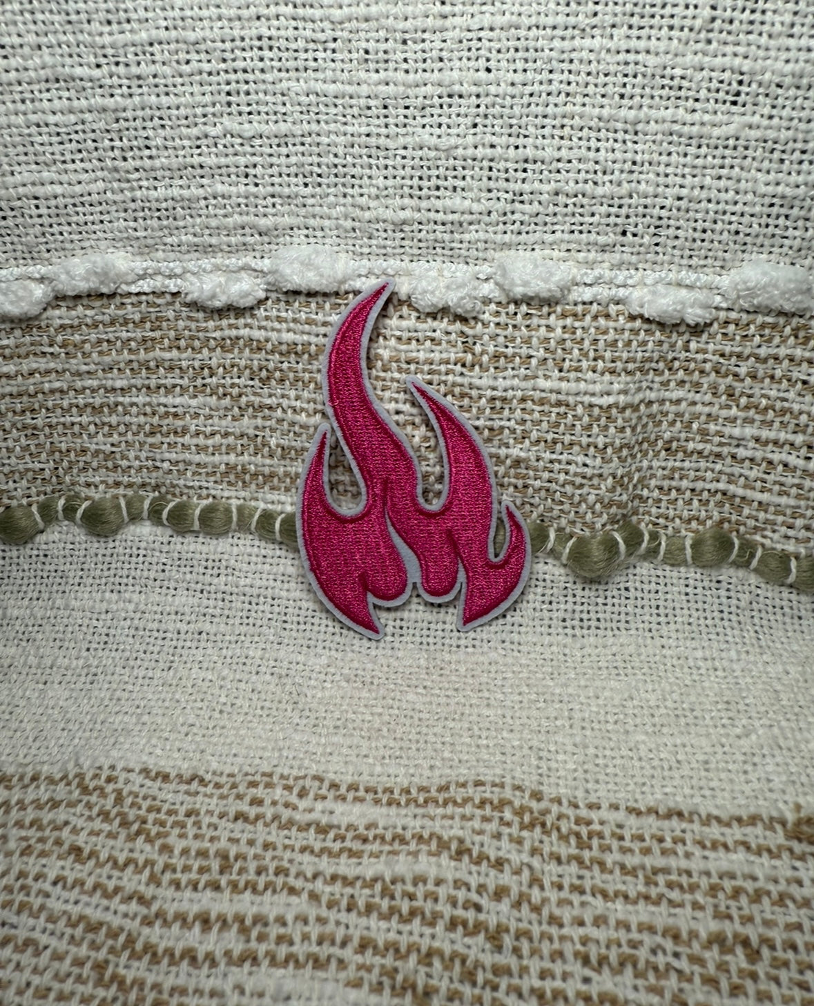 Pink Flame Fire Patch