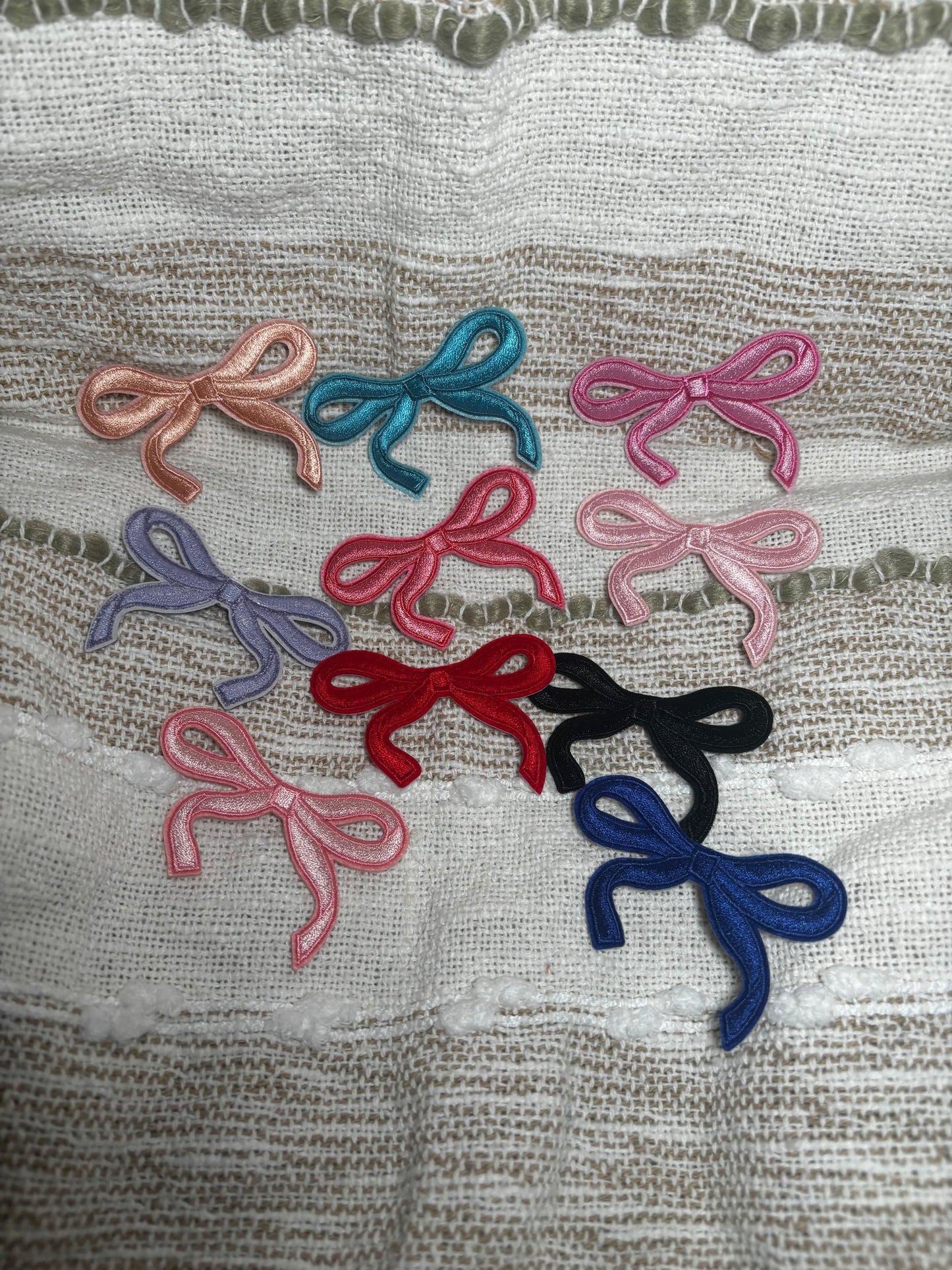 Colorful Bow Patches