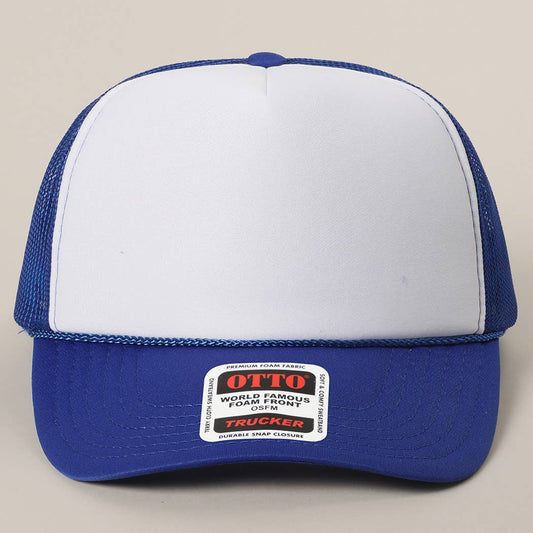 Blue & White Trucker Hat