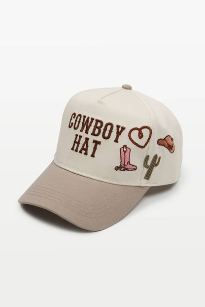 WESTERN COWBOY HAT icons Embroidery Hat