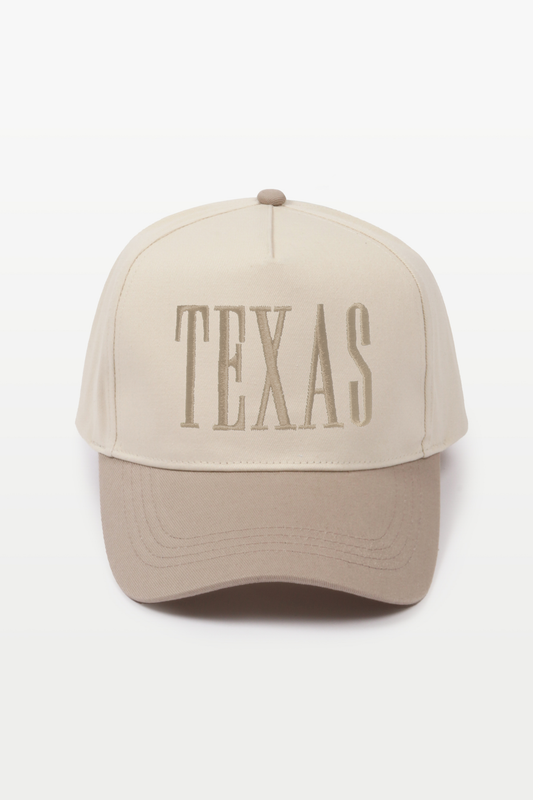 Texas Embroidered Hat
