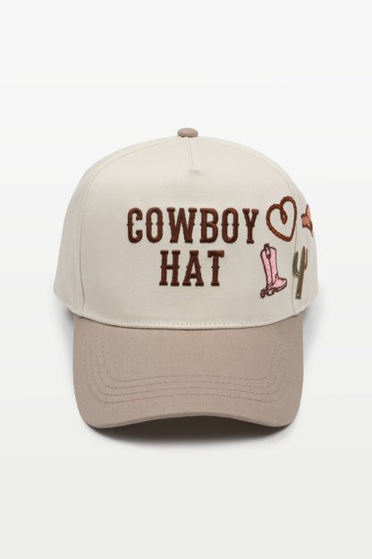 WESTERN COWBOY HAT icons Embroidery Hat