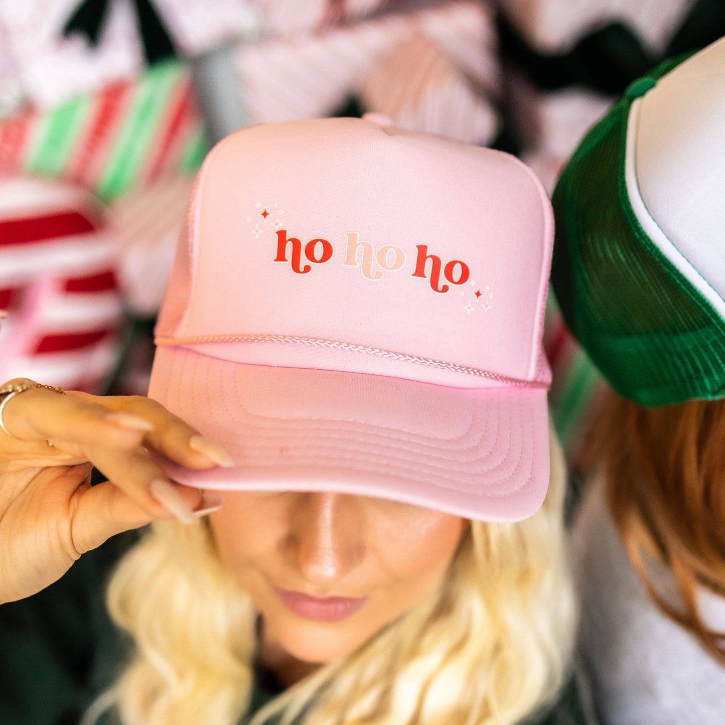 Ho Ho Ho Christmas Trucker Hat