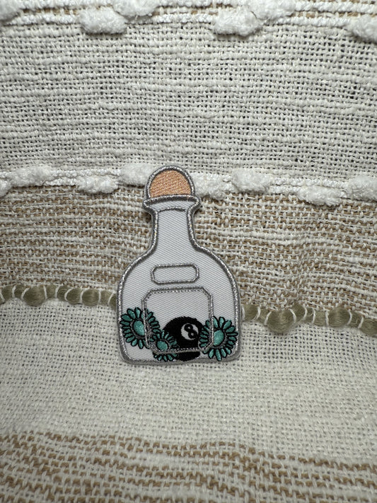 Turquoise Jewelry Tequila Bottle Patches