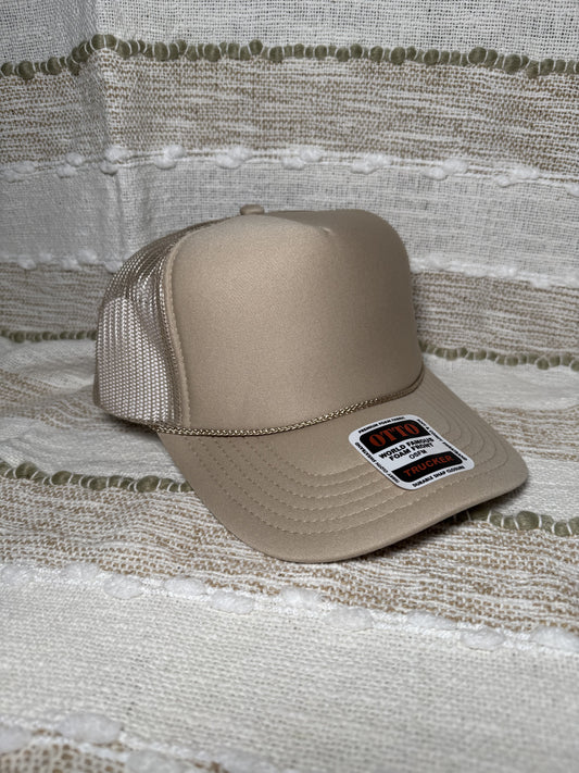 Tan Trucker Hat