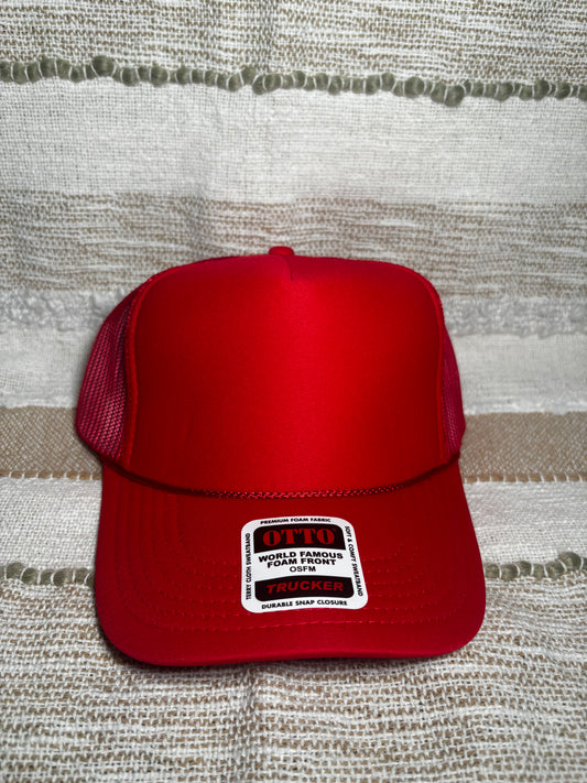 Red Trucker Hat