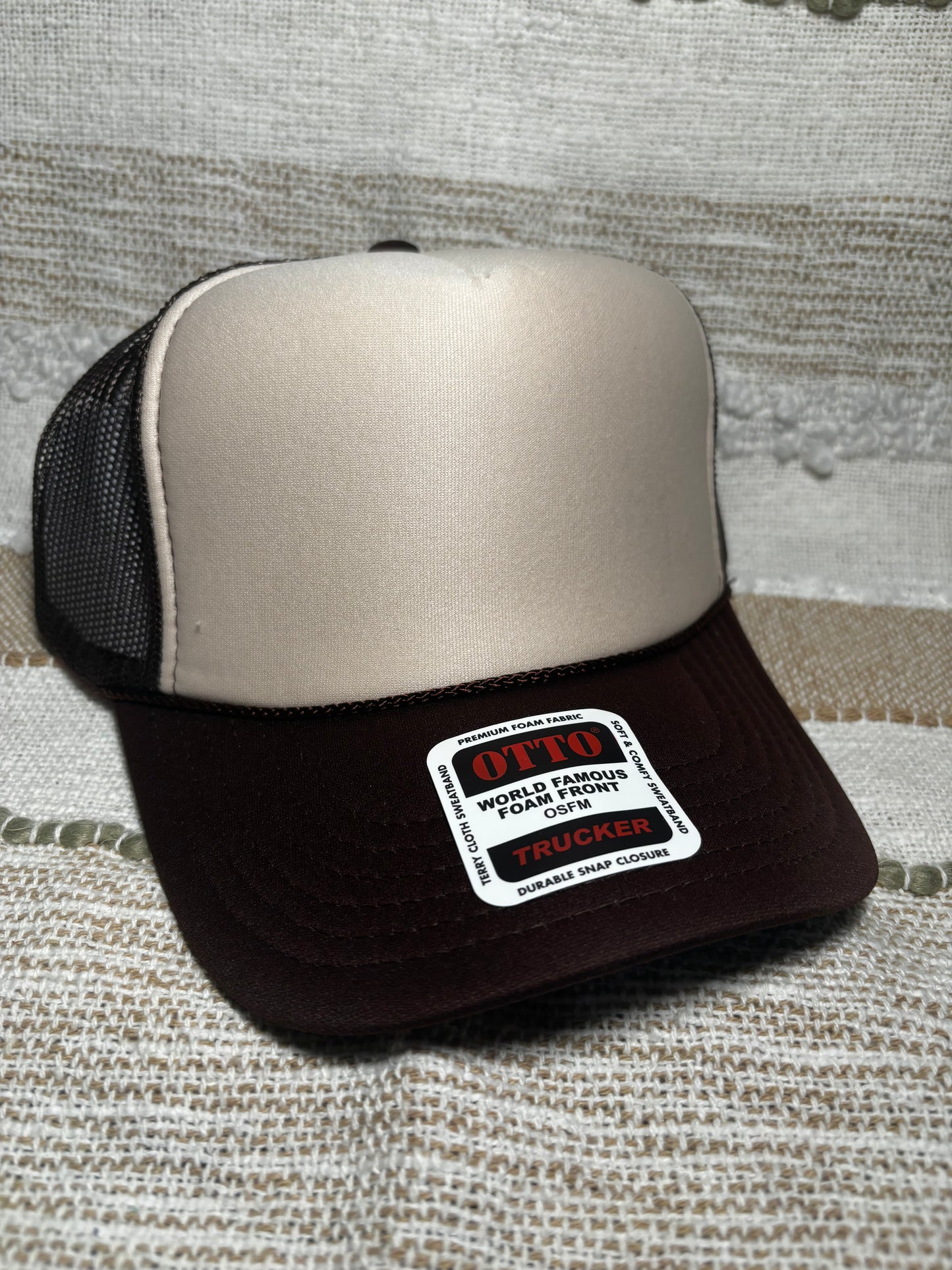 Tan & Brown Trucker Hat