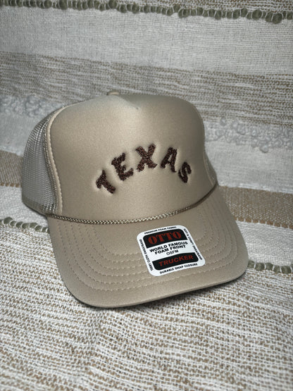 Embroidered Texas Trucker Hat