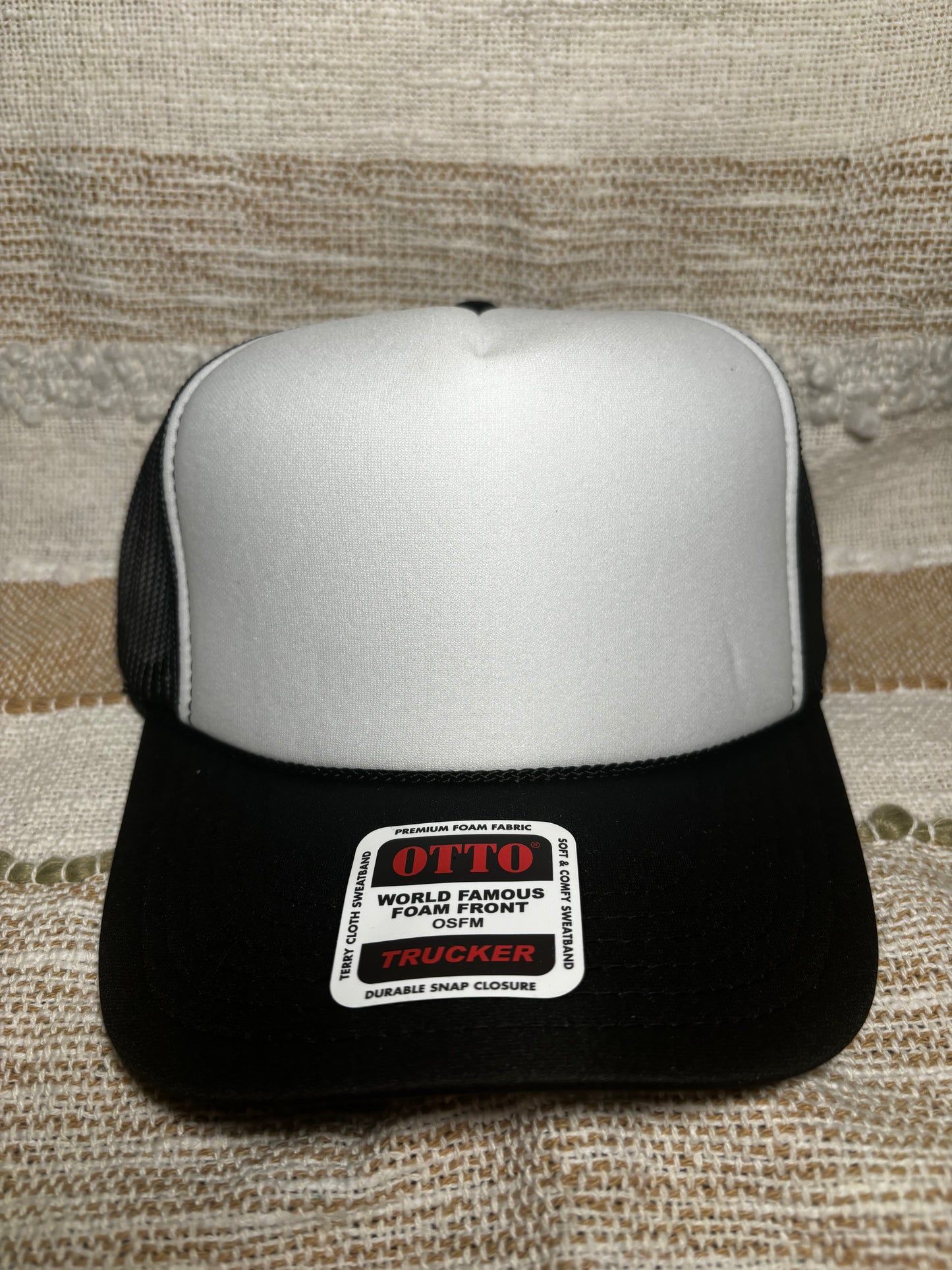 Black & White Trucker Hat