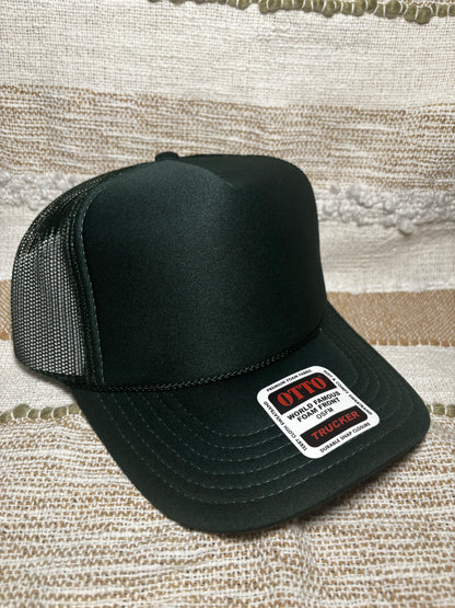 Dark Green Trucker Hat