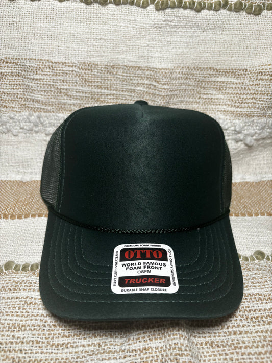 Dark Green Trucker Hat