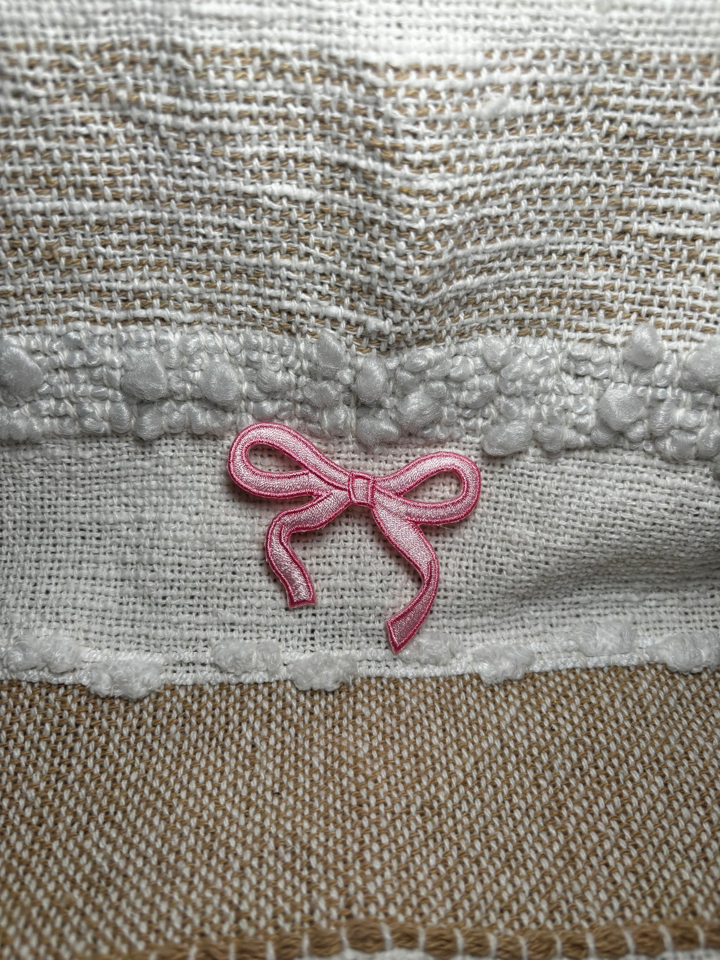 Pink Dainty Bow Patch