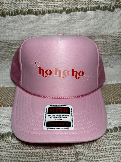 Ho Ho Ho Christmas Trucker Hat