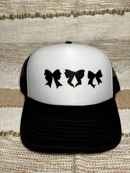 Black Bow Trucker Hat