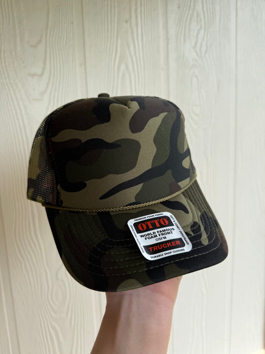 Camo Trucker Hat