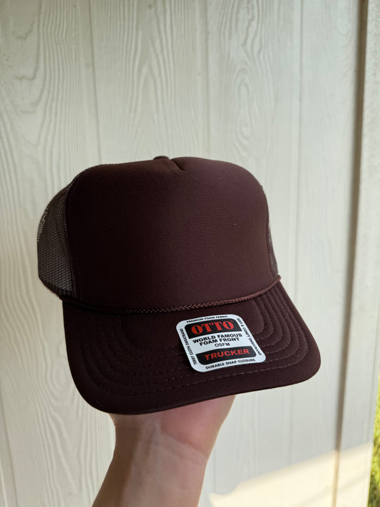 Brown Trucker Hat