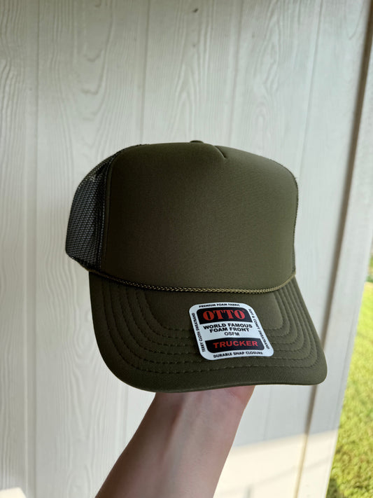 Olive Green Trucker Hat