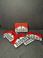 Red & White Rodeo Patch