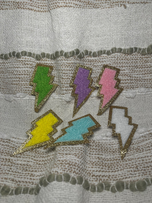 Lightning Bolt Patches