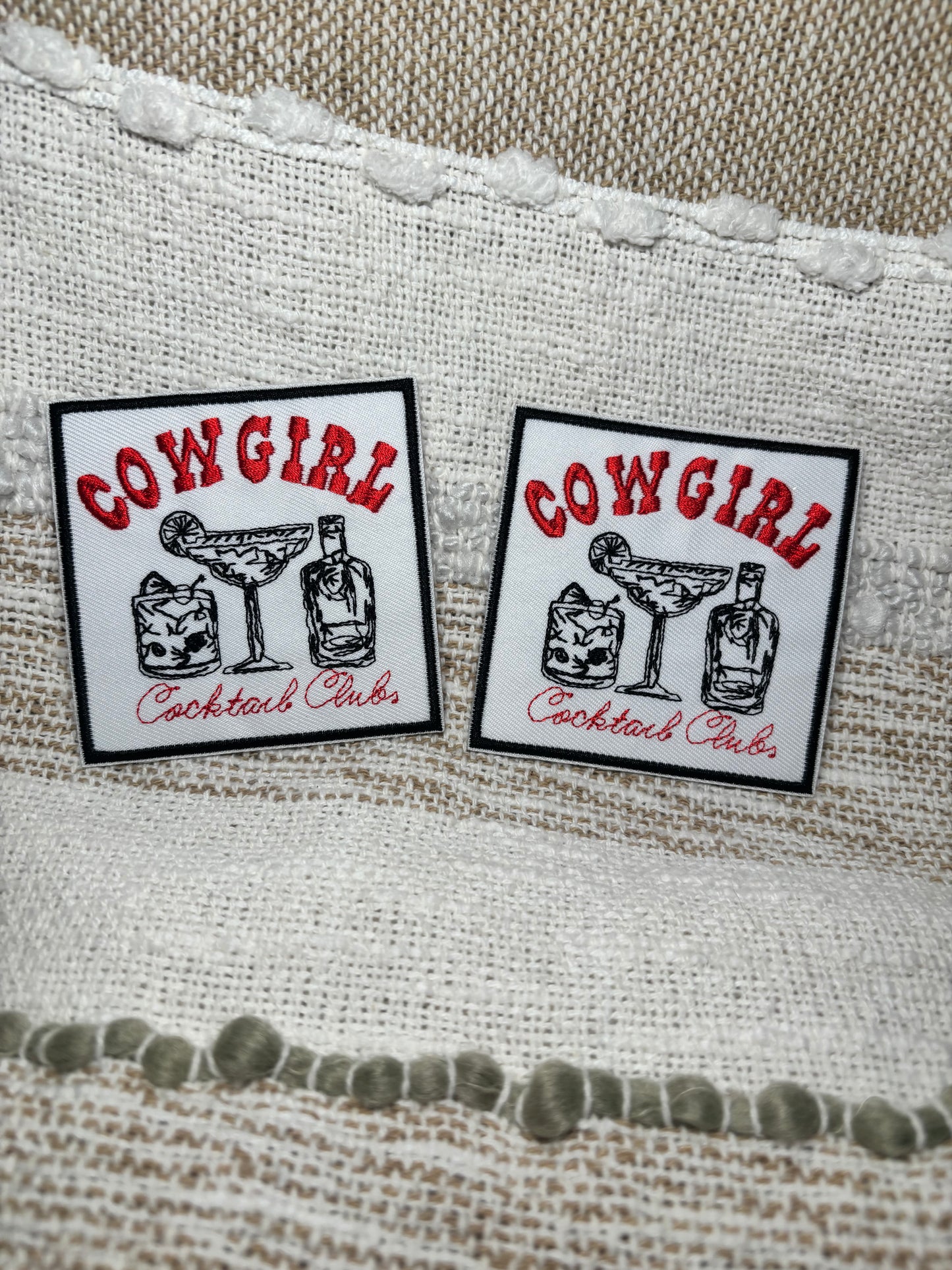 Cowgirl Cocktail Club Patch