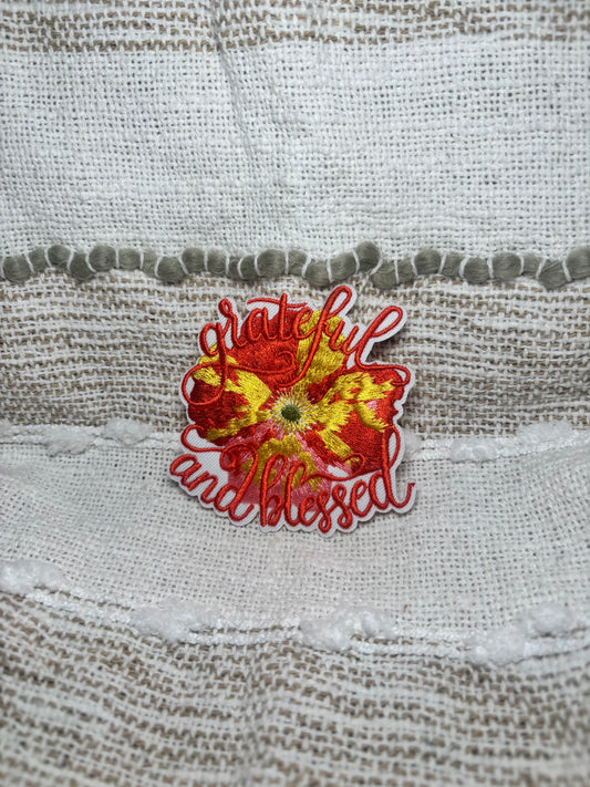 Grateful & Blessed Patch