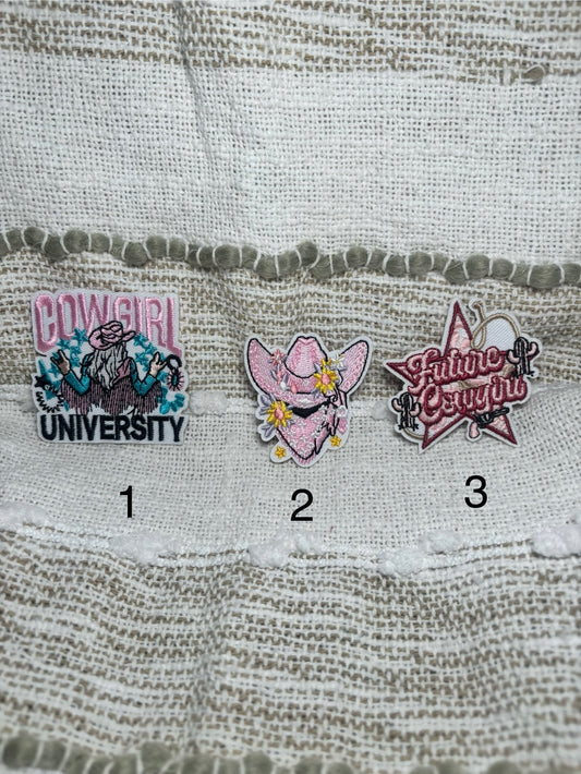 Pink Cowgirl Patches