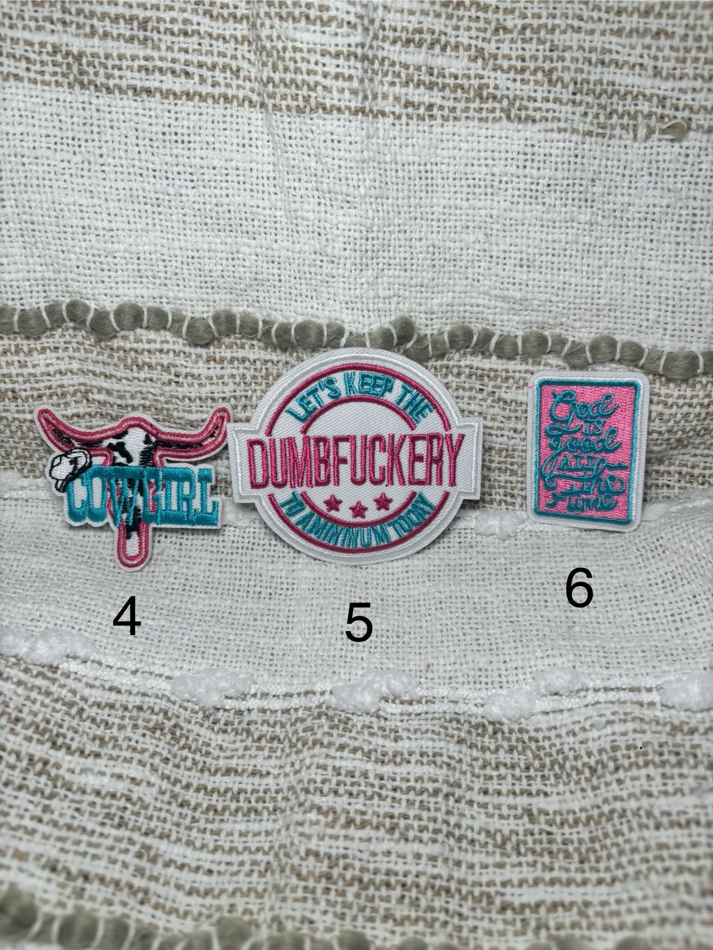 Pink Cowgirl Patches