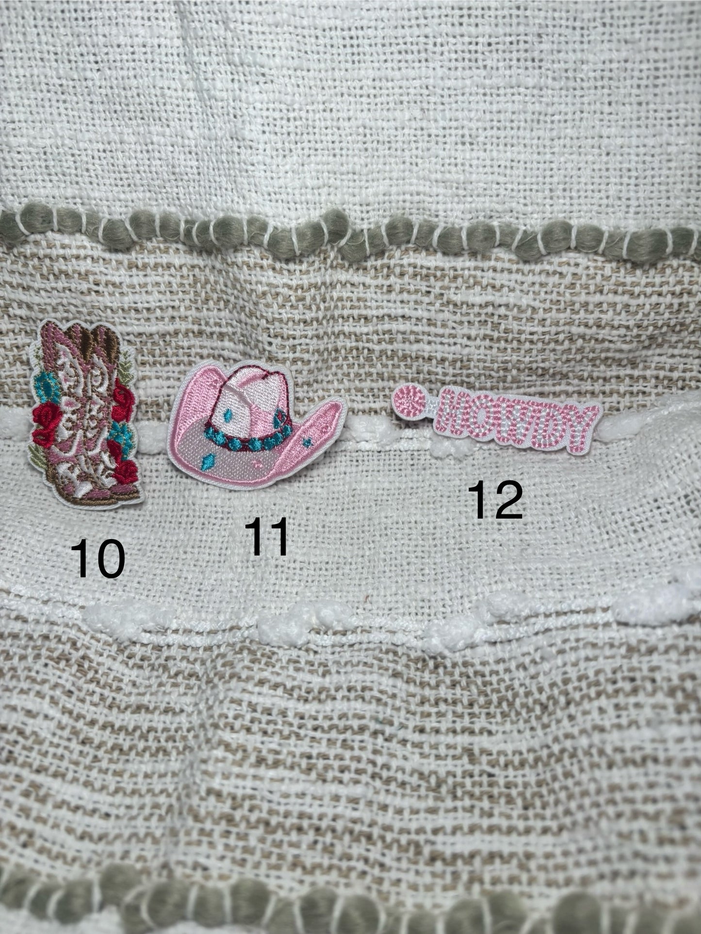Pink Cowgirl Patches