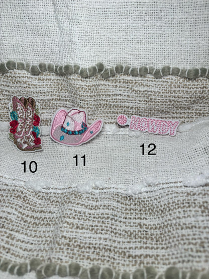 Pink Cowgirl Patches