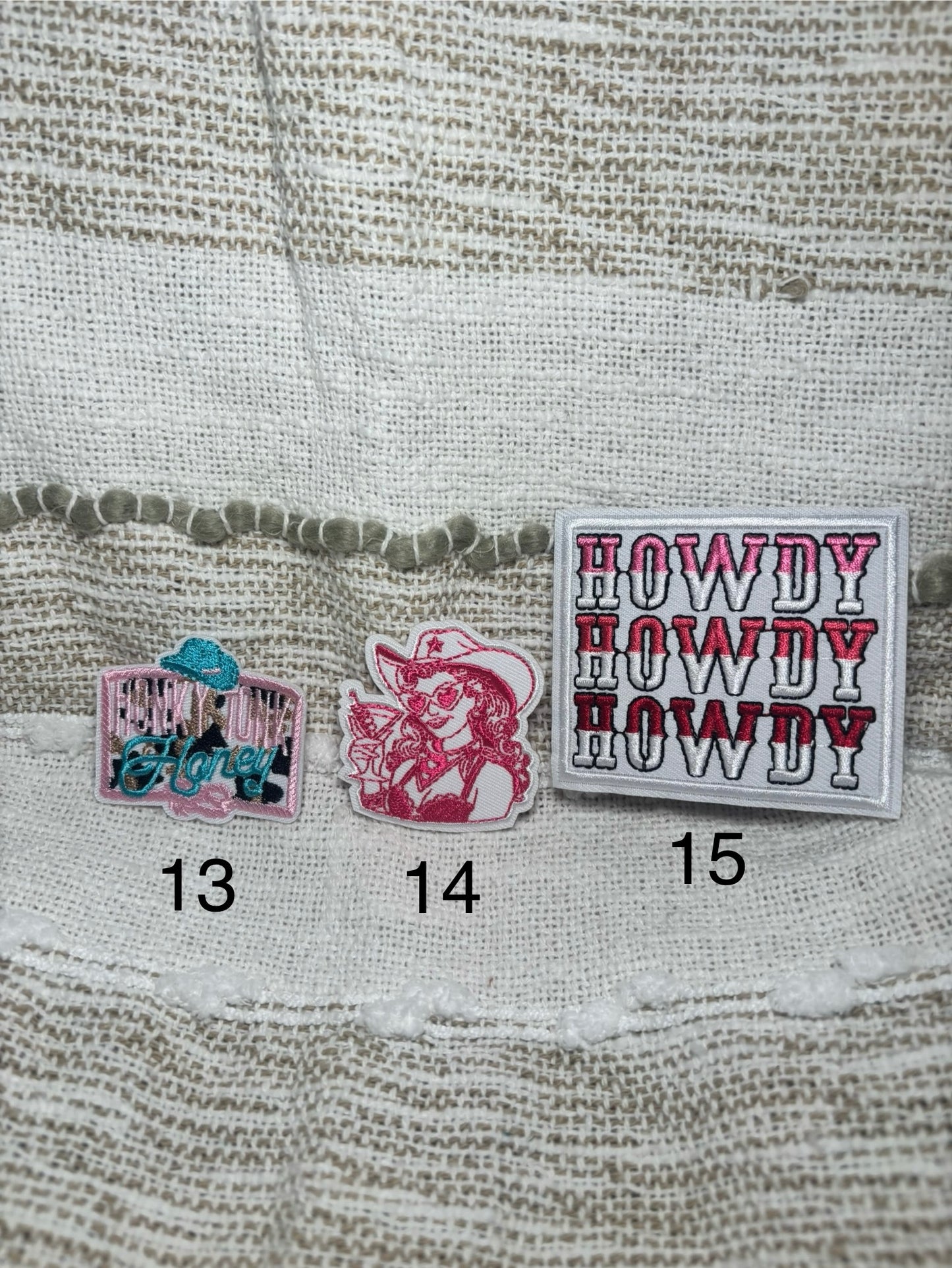 Pink Cowgirl Patches