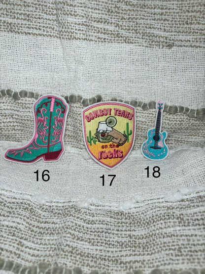 Pink Cowgirl Patches