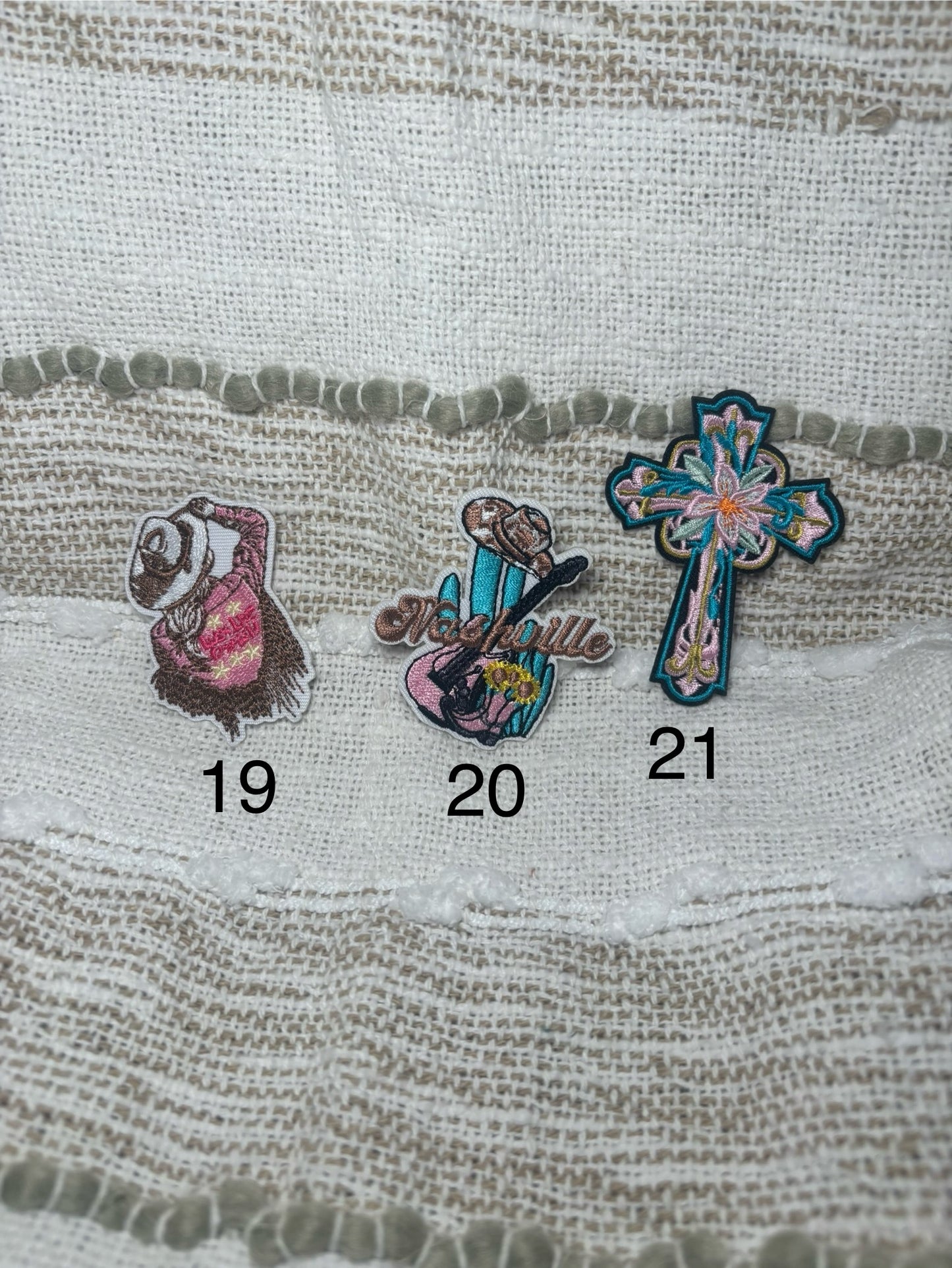 Pink Cowgirl Patches