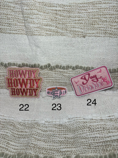 Pink Cowgirl Patches
