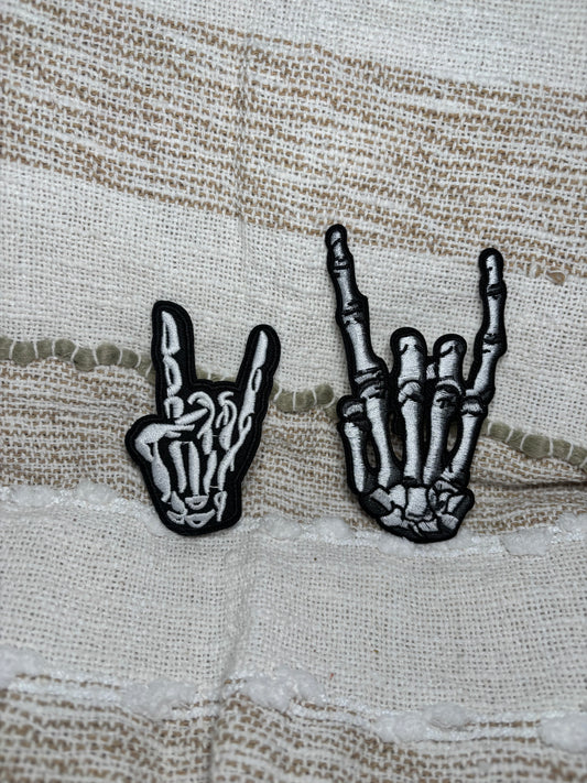 Skeleton Hand Patches