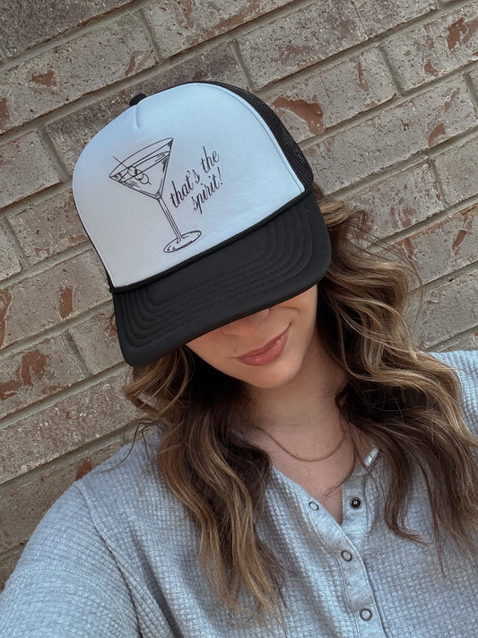 That's the Spirit Martini Trucker Hat