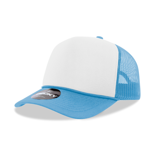 Light Blue and White Trucker Hat