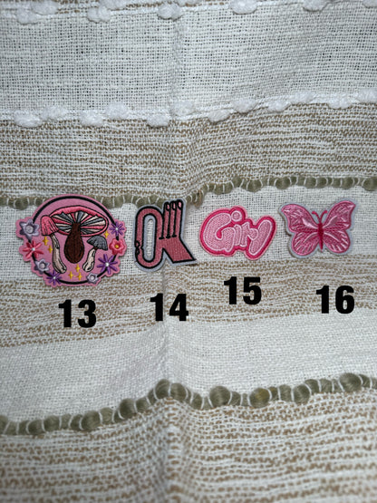 Pink Girly Patches Pt. 1